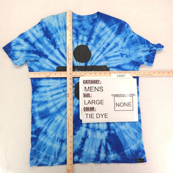 Ed Sheeran Band Casual Crew Neck Graphic Shirt Adult Mens Size Large L Blue - Picture 5 of 10